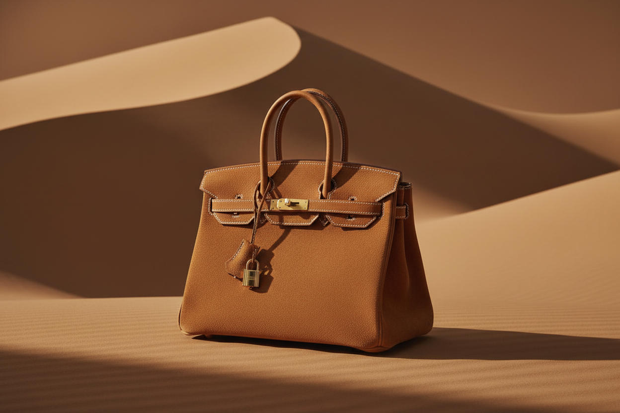 Hermès «Veau Doblis» в оттенке Camel: Как замшевая Birkin перевернула каноны глянцевой кожи и стала вершиной матовой роскоши